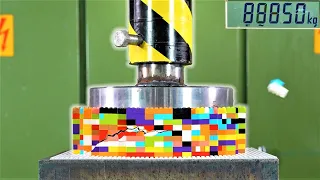 Can Lego Bricks STOP 150 Ton Hydraulic Press?