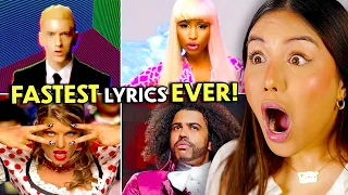 Gen Z Vs. Elders: Fastest Lyrics Of All Time! (Eminem, Twista, Hamilton)