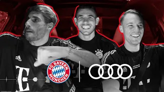 "I have 300 pairs of sneakers" | Neuer, Martínez & Hernández Carpool Q&A | Audi X FC Bayern