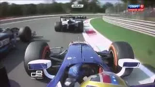 GP2 2014. Monza. First Lap Crashes