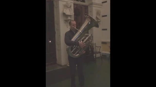 "Auld Lang Syne" performed on the tuba by John Visel
