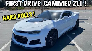 HARD PULLS In My CAMMED 2018 CAMARO ZL1 ! *FIRST DRIVE*