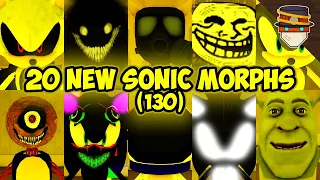 [BACKROOMS UPDATE] How to get ALL 20 NEW SONIC MORPHS in Find the Sonic Morphs | Roblox