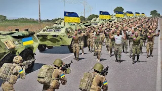 Just Happened This Morning! World Shocked, Horrible Massacre Russian convoy Troops Escape, Ukraine W