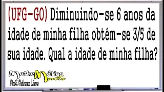 PROBLEMA DE MATEMÁTICA COM FRAÇÃO #7 - Prof. Robson Liers - Mathematicamente