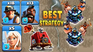 CWL TH 13 Hybrid Attack - How To use TH13 Hybrid | Hog Miner Attack Strategy |Best TH13 Attack | COC