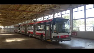 Poslední vozy 22 Tr v Brně - start vozu 3603