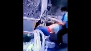 😳WORKPLACE ACCIDENT - WORKER GETS SWALLOWED BY A MACHINE