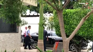 Jair Bolsonaro visita a casa do general Villas Boas