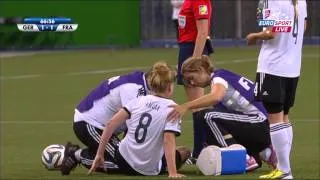 U20 Frauen WM 2014 Halbfinale Deutschland   Frankreich 2  Halbzeit