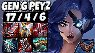 Samira vs Xayah ADC [ Gen G Peyz ] Ranked Grandmaster Korean Patch 13.10 ✅