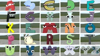 EVERY SINGLE ALPHABET LORE FAMILY In Garry's Mod?! (and Playing as Them?!)