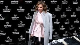 Alyssa Milano arrives at Lincoln Center to attend New York Fashion Week