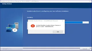 How To Fix Install Realtek HD Audio Driver Failure | Realtek Audio Drive Not Working Windows 10 | 11