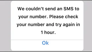 Whatsapp verification code problem 1 hour in iOS 17 .