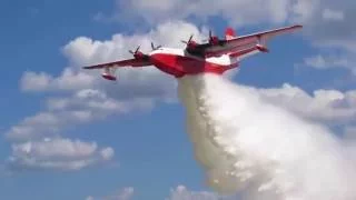 Coulson Flying Tankers Martin Mars "Hawaii Mars" C-FLYL EAA AirVenture Oshkosh Monday Demonstration