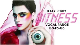 Katy Perry's Vocal Range on Witness | E♭3-F5-G5
