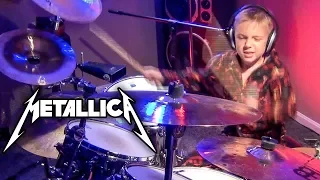 ENTER SANDMAN (6 year old Drummer)