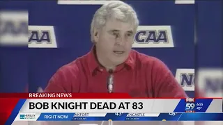 Legendary former IU basketball coach Bob Knight dies at 83