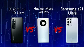 Xiaomi mi 10 ultra vs Samsung s21 ultra vs Huawei mate 40 pro zoom test