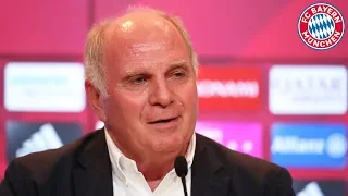 Uli Hoeneß über seinen Rückzug als Präsident | FC Bayern Pressekonferenz