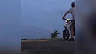 Yamaha XT 125 X open exhaust sound