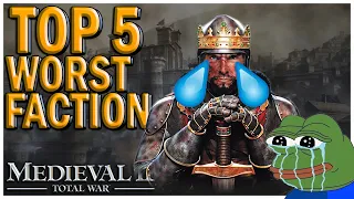 Top 5 Worst Factions Medieval 2 Total War Stainless Steel Mod