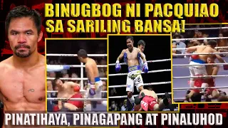 👊🇵🇭BINUGBOG NI PACQUIAO SA SARILING BANSA! Pinatihaya, Pinagapang At Pinaluhod | Pacquiao Vs DK Yoo