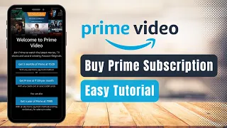 How to Buy Amazon Prime? - Prime Video Subscription !