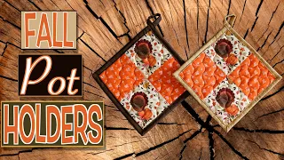 How To Make Fall Pot Holders | The Sewing Room Channel