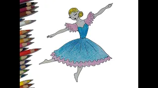 Как нарисовать балерину / How to draw a ballerina