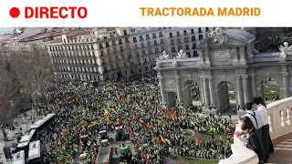 PROTESTAS AGRICULTORES: Llegan a MADRID CINCO COLUMNAS de TRACTORES | RTVE