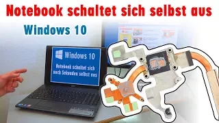 Notebook schaltet sich einfach aus beim Hochfahren - Laptop mit Windows 10