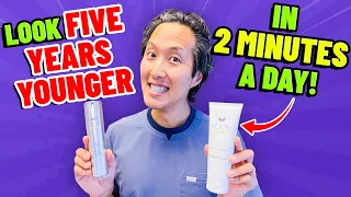 Plastic Surgeon Reveals 2 Minutes 5 Years Younger Skin Care Routine!