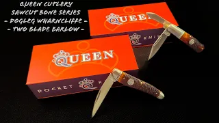 AN EXCELLENT SLIP JOINT KNIFE SERIES FROM QUEEN CUTLERY 👑⚔️ - The Sawcut Bone Series