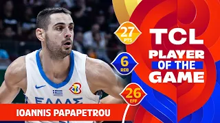 Ioannis Papapetrou (27 PTS) | TCL Player Of The Game | GRE vs NZL | FIBA Basketball World Cup 2023