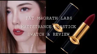 BEST MATTE LIPSTICK EVER? Pat McGrath MatteTrance Lipstick Swatches & Review