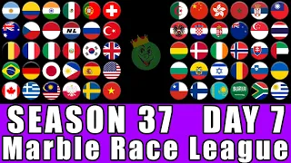 Marble Race League Season 37 Day 7 Marble Race in Algodoo / Marble Race King