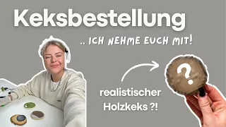 Ich nehme euch mit bei einer Keksbestellung: Realistische Holzkekse für eine Hochzeit?! 🤯