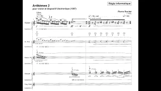 Pierre Boulez - Anthèmes II (Audio + Full Score)