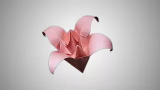 How To Make an Origami Iris Flower - Origami Iris Flower Folding Instructions