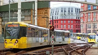 【4K Driver's view】Manchester Metrolink Victoria to Manchester airport