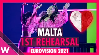 Malta First Rehearsal: Destiny "Je Me Casse" @ Eurovision 2021 (Reaction)