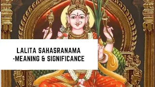 Lalita Sahasranama - Meaning and Significance