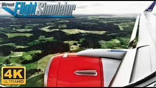 (4K) Flight Simulator 2020 ULTRA REALISM: Spectacular Evening Landing In Oslo Norway