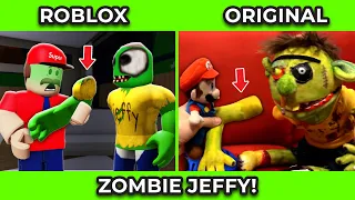 SML Movie vs SML ROBLOX: Zombie Jeffy + BEST OF SML VIDEOS ! Side by Side
