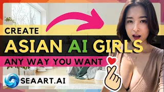 Create Realistic Asian AI Beauties | SeaArt AI Tutorial