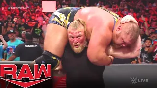 Brock Lesnar Destroys Cockroaches - WWE Raw 7/11/22 (Full Segment)