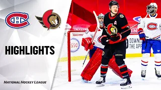 Canadiens @ Senators 2/23/21 | NHL Highlights