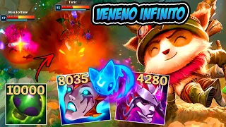 TEEMO VENENO INFINITO NO COGUMELO *muito op* - LEAGUE OF LEGENDS